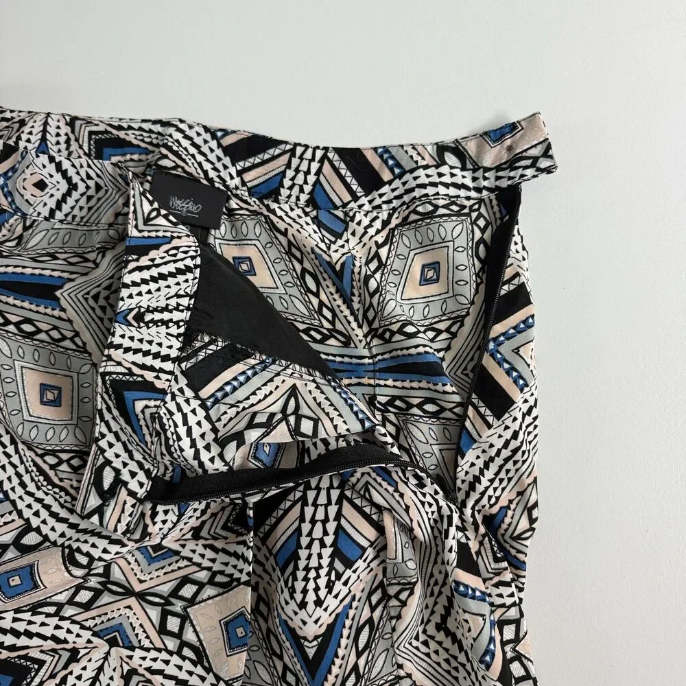 Mossimo Women's Multicolor Print Skort Side Zipper Size 2